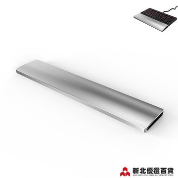 手托架鋁合金機械鍵盤手托87鍵104鍵護腕金屬托腕桌面免安裝打孔羅技k2肘托 雙11全館免運