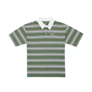 Converse Matsui SS Polo 男款 女款 綠白色 中性 聯名 短袖 UCK178-E49