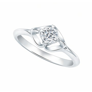 Just Diamond Signature 印記 GIA 0.3克拉 18K金鑽石戒指-歡沁(E/SI2-港圍11)