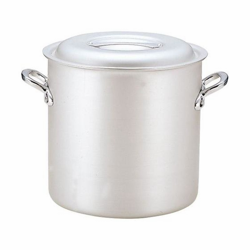 在庫処分・数量限定 ホクア アルミ マイスター半寸胴鍋 39cm AHV5739