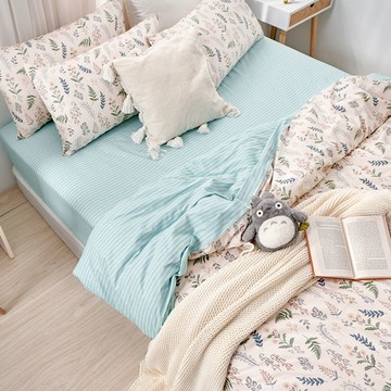 薄被套-單人 / 4.5x6.5尺 / 200織 / 精梳棉 / 林間葉語 台灣製