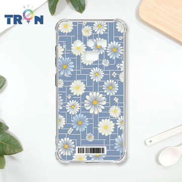 TRON 三星 NOTE 9 方格小雛菊花朵 四角防摔載具殼 軟殼 手機殼