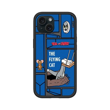 iPhone 15 Mod NX 黑 - 湯姆貓與傑利鼠 Tom and Jerry - The Flying Cat