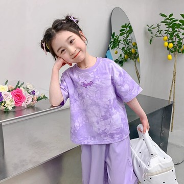 Mimo⭐兒童短袖T恤夏季上衣中小童童裝上衣女童短袖百搭T恤