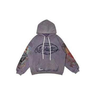 MTA Pattern Wash Hoodie 重磅 水洗 連帽上衣 帽T 紫色 M25AWHD01-PL [台灣現貨]