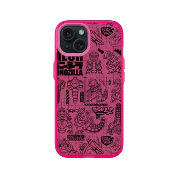 iPhone 15 Clear 粉漾桃 - BOUNCE - SECRET PLAN