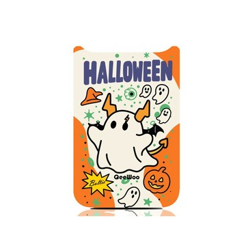 QeeWoo 磁吸背板 MosterBoltieHalloween彩色插畫款 (不含手機殼)