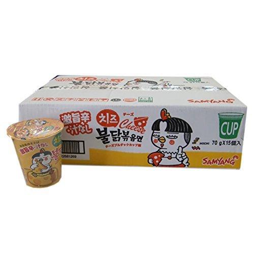 三養食品 ブルダック炒め麺 カップ チーズ 70g 15個セット