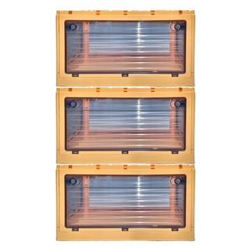 多層五開櫃 786-3 三層  大(52 x 36 x 84cm)  黄色