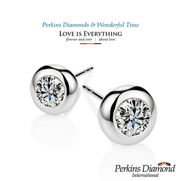 GIA PERKINS 伯金仕 ONO系列 鑽石耳環