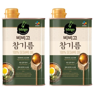CJ bibigo 芝麻油 500ml 精選芝麻 精細壓榨製成  2罐