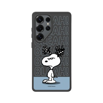 Galaxy S25 Ultra SolidSuit 黑 - 史努比 Snoopy - 不開心