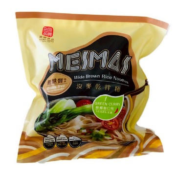 源順 無麩質沒麥乾拌麵-綠椰咖100公克/包(全素)×2包