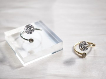 施華洛世奇水晶圓頂戒指 SDR-02