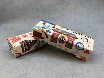 日本進口花布眼鏡收納盒