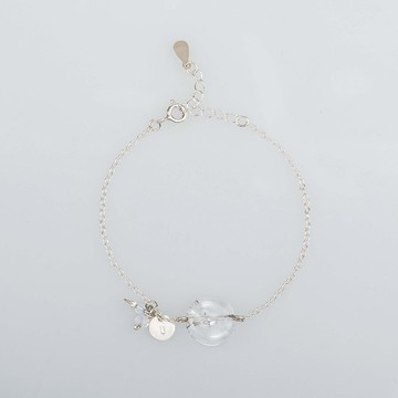 Azure 湛藍透光手鍊 925銀抗氧化 兩色