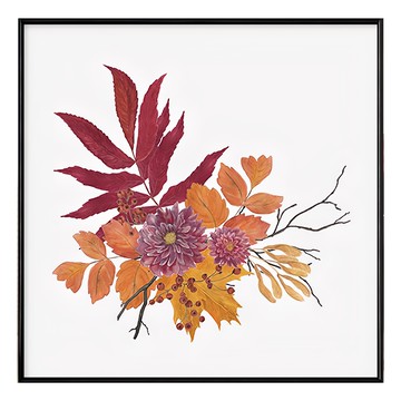 BOLUO GALLERY 菠蘿選畫所 秋日雛菊I APFP4408G  40 x 40cm  金色