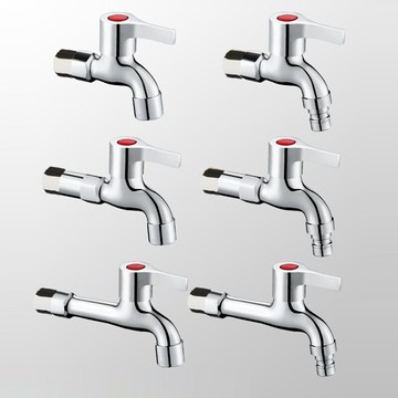 曼德旺戶外水龍頭 140mm 4分長栓水龍頭 牆壁水龍頭 臉盆 陽台 廚房 浴室 洗衣機水龍頭