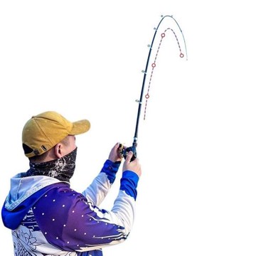 新款迷你路亞竿全套短節遠投拋竿翹嘴水滴輪魚竿套裝神器釣魚漁具