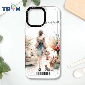 TRON IPHONE 16 PRO MAX 優雅的女人 防摔 MAGSAFE 磁吸 太空載具殼 透白 手機殼