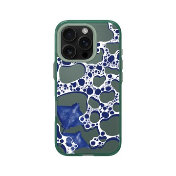iPhone 16 Pro Clear 憂墨綠 - Ocean Collection: Let's Sea 海洋系列：一路向海 - 與魟同游
