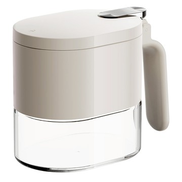 PINMOO 品沐 食味密封調味罐 白色  1個  380ml