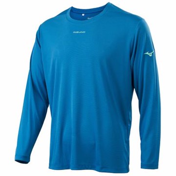 MIZUNO 美津濃 長袖上衣 男 吸濕排汗 藍 32TAC53517