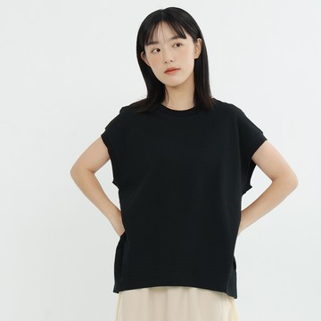 a la sha 質感紋理外搭背心