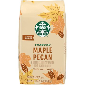Starbucks Ground Coffee Maple Pecan 17 oz