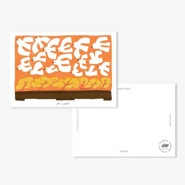 秋季特別款| 自由的樹 | 插畫明信片