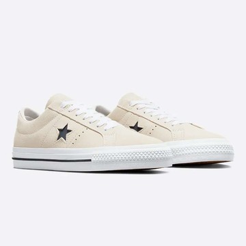 CONVERSE ONE STAR PRO OX EGRET/WHITE/BLACK 男女 休閒鞋 172950C