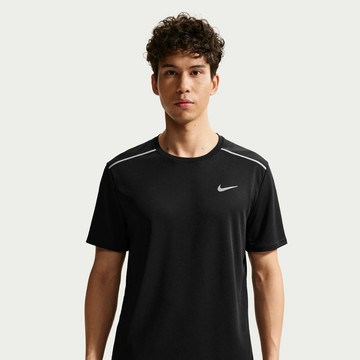 NIKE AS M NK DF UV MILER SS 男運動短袖 黑-IF2083010