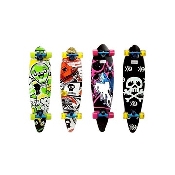 【現貨】四輪滑板 滑板車 公路衝浪大魚板 普恩特魚型楓木滑板車 滑板 楓木板 興雲網購旗艦店