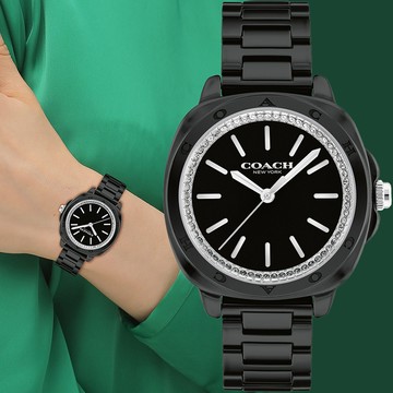 COACH Kitt 晶鑽陶瓷女錶 34mm(CO14504406)