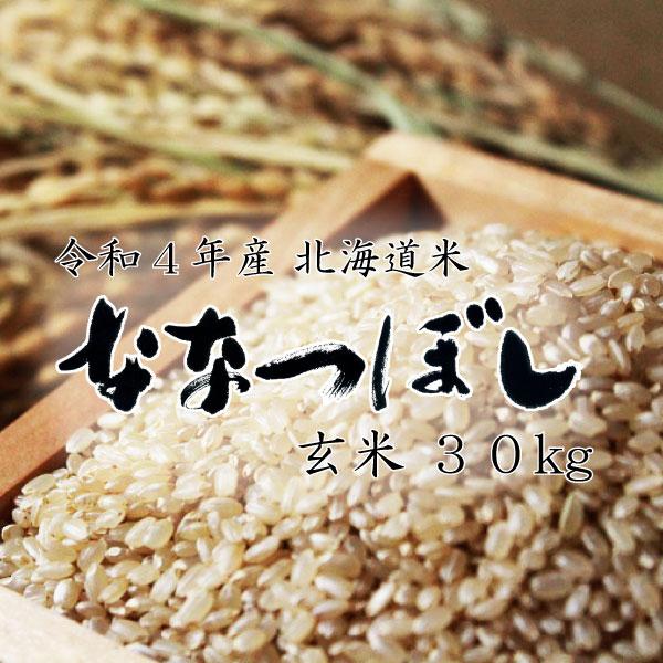 新米 米30kg お米 北海道米 ななつぼし 玄米 30kg 令和５年産 精米無料 送料無料