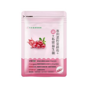 UDR 專利濃粹蔓越莓+鐵+私密益生菌x1袋