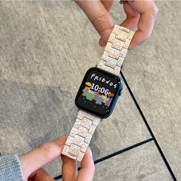 糖果色✨三株鋼錶帶 適用Apple Watch 11 10 9 8 7 6 5 SE 42mm 46mm 蘋果錶帶