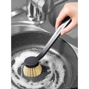 日本AISEN長柄鍋刷廚房洗鍋刷子家用不沾油不粘鍋刷鍋刷子不掉絲