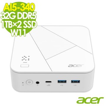 Acer 宏碁 Revo Box RB102 AMD迷你電腦 (AI5-340/32G/1TB SSD+1TB SSD/W11)