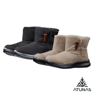 【ATUNAS 歐都納】雪地漫步防潑水中筒靴A8GCGZ07W/刷毛保暖/雪靴/保暖靴/出國旅遊/共2色