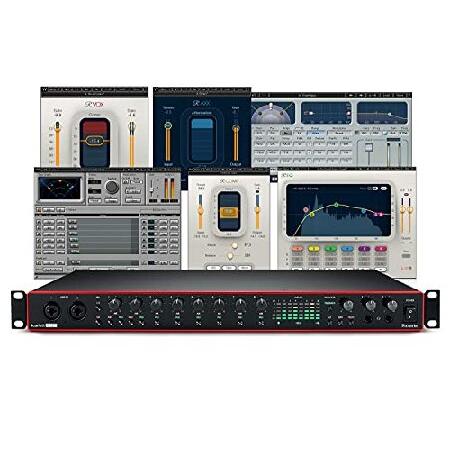 Focusrite Scarlett 18i20 (3rd Gen) USB Audio Interface plus Waves Musicians Software Plugin Bundle並行輸入