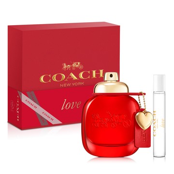 Coach 時尚戀紅女性淡香精禮盒-淡香精50ml