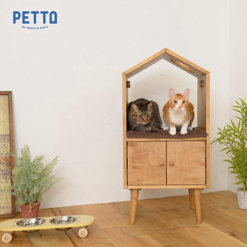 ペット用品 キャットタワー キャットハウス キャットウォーク ねこ ネコ おしゃれ 猫タワー 木製 Petto ビタ 関家具 通販 Lineポイント最大0 5 Get Lineショッピング