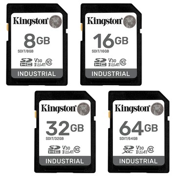 金士頓 Industrial 工業級 SDHC SDXC 記憶卡 32G 64G 高耐用 A1 U3 V30 大卡