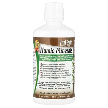 Vital Earth Minerals, 腐殖礦物質，32 盎司（946 毫升）