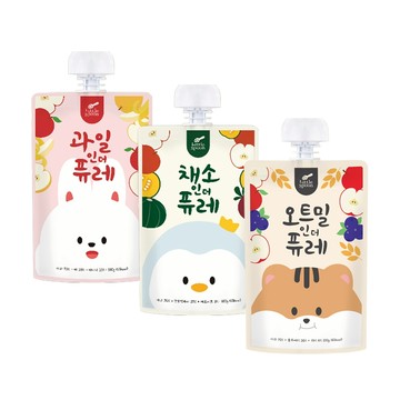 【韓國Little Spoon】綜合蔬果泥 適合月齡4m+ 蔬果泥 燕麥水果泥 綜合水果泥 副食品 寶寶零食 寶寶點心