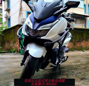 {台灣公司貨 可打統編}適用本田FORZA佛沙350護杠NSS350改裝保險杠 防摔杠21-23年