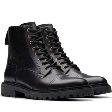 CLARKS CLARKRIDGE BOOTIES 黑色男款鞋子