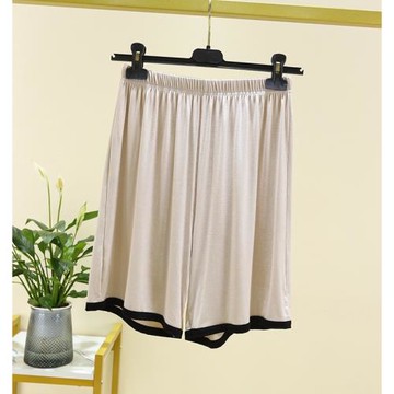 家居短褲女夏季薄莫代爾棉五分運動休閑屁簾寬松外穿高腰闊腿睡褲