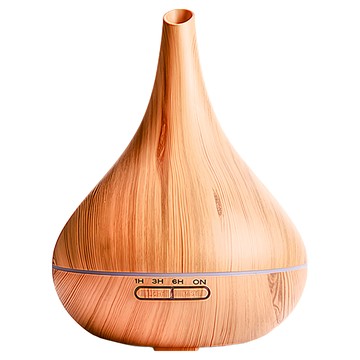 細口水氧機 Set 12瓶精油 LED七彩漸變燈光 400ml  CAAD0061AS4  淺色木紋